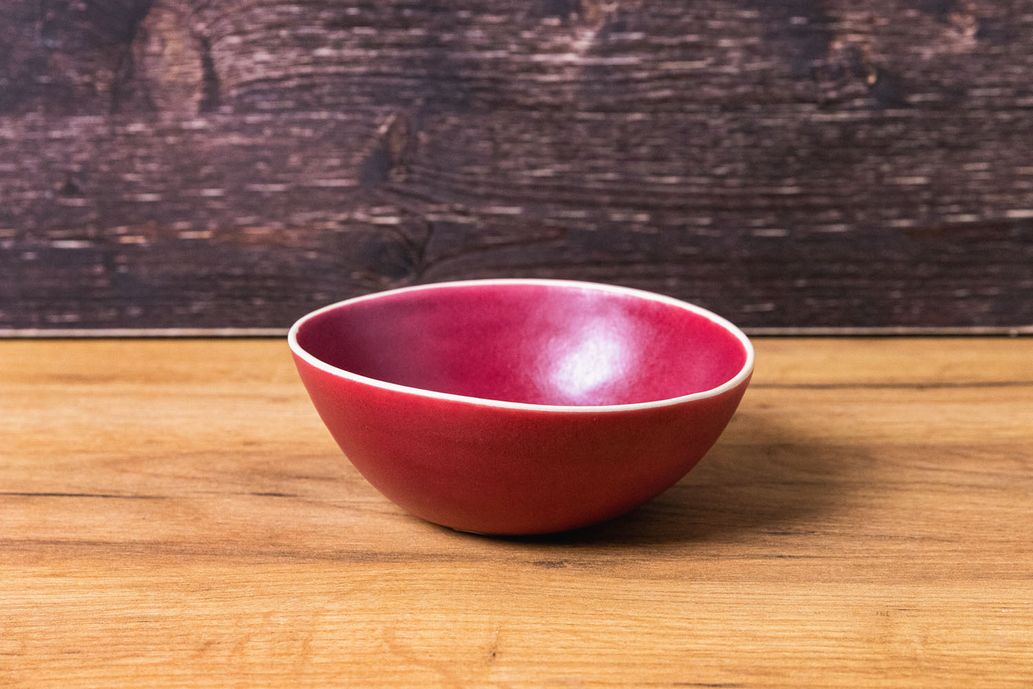 Handmade ceramic salad bowl